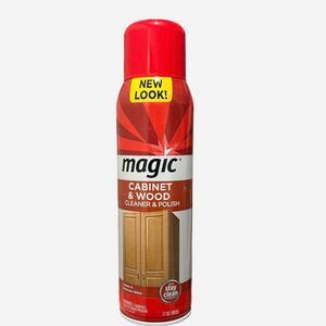 Magic Cabinet & Wood Cleaner & Polish, Cleans & Restores Shine, 17oz